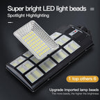 GoGo Solar solar street light with separate tilting solar panel, motion sensor and remote