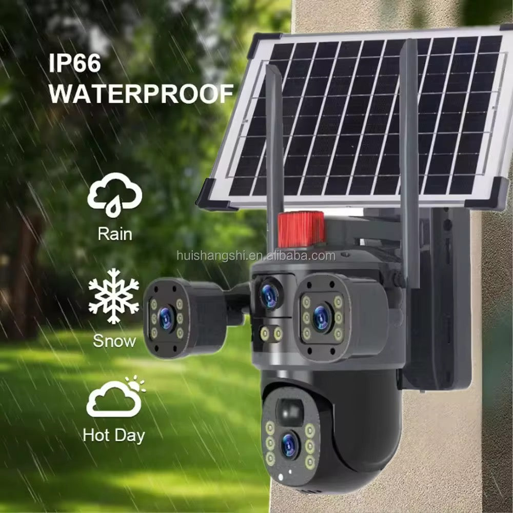 AI 12MP Solar CCTV Camera