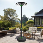 UFO Solar Street Light with water base and metal pole