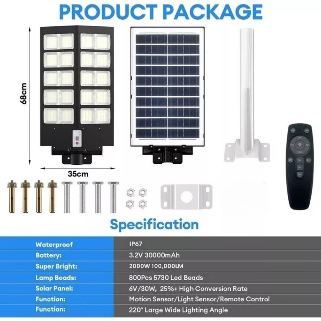2000W LED Street Light UK stock
