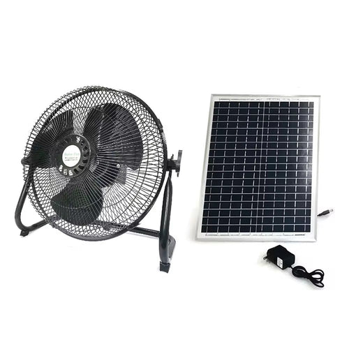 Office Solar Fan With Panel