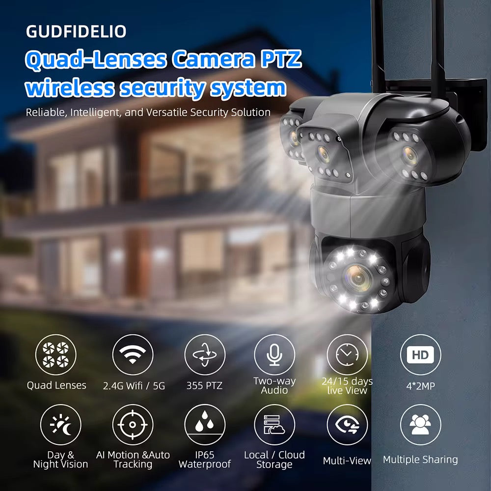 AI 4K Wired CCTV camera
