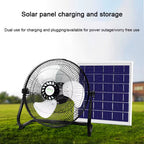 Office Solar Fan With Panel