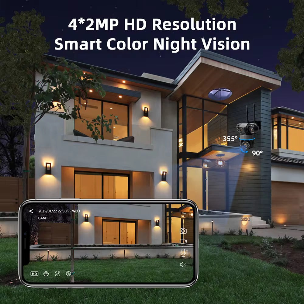 AI 4K Wired CCTV camera