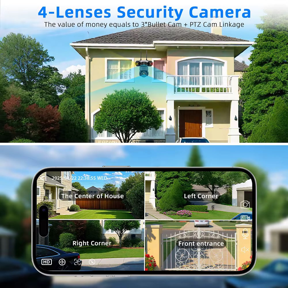 AI 4K Wired CCTV camera