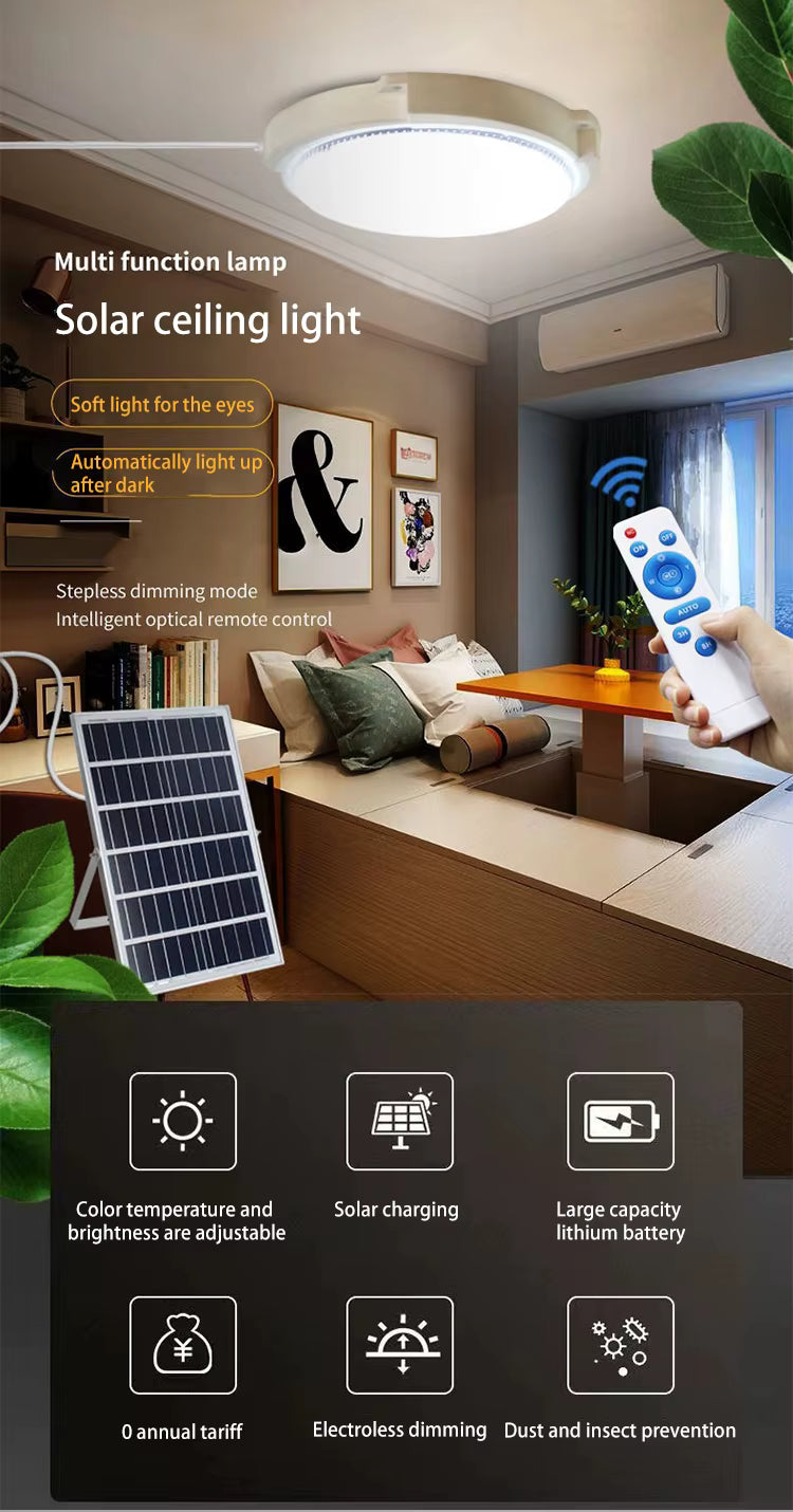 Solar Ceiling Light