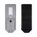 Commercial solar street light, all-in-one die-cast aluminium body with integrated solar panel