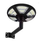 UFO solar street light 1500W with curved metal wall bracket